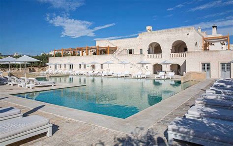 Inside the Borgo Egnazia resort in Puglia .